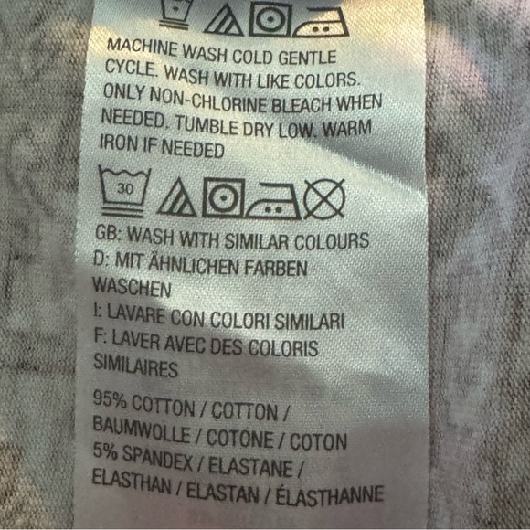 D&Co Denim & Co 3X Shirt Top Pink Aztec Striped Sleeveless Scoop Neck Stretch - Picture 6 of 6